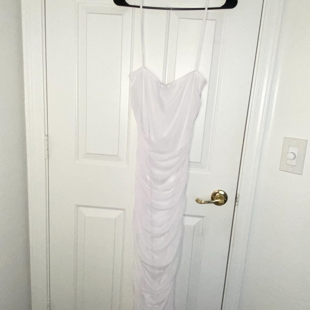 PrettyLittleThing - White Maxi Dress - NWT